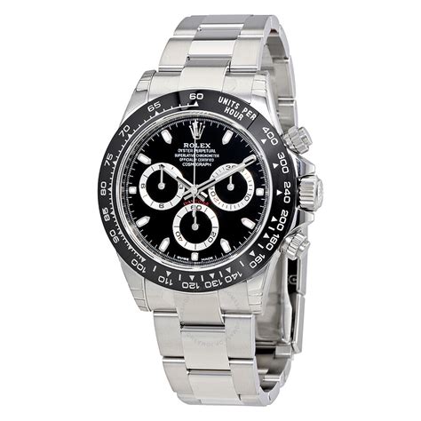 rolex daytona silver black face|Rolex Cosmograph Daytona Black Dial Oyster Men's .